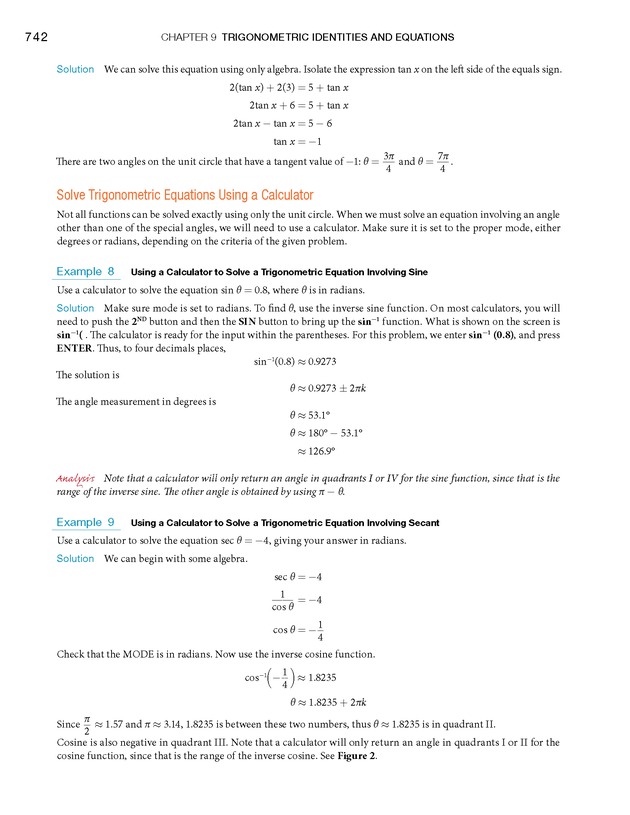Algebra and Trigonometry - Front Matter 760